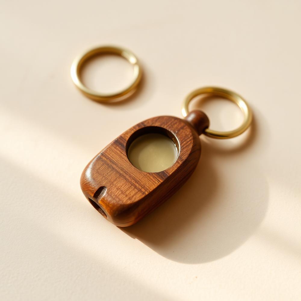 Rosewood Keychain Bottle Opener — hand-turned Rosewood by Ratlum Mountain Woodcraft